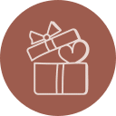 Boite cadeau icône
